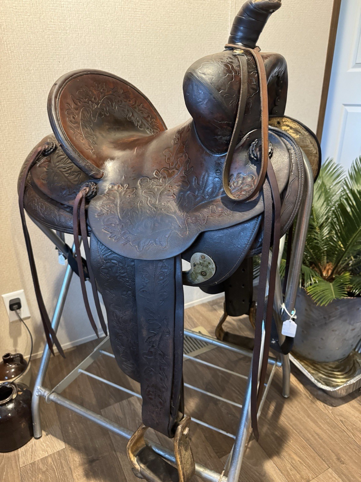 Antique Hamley &Co Saddle 1909 Rideable Western Collectible Horse Tack