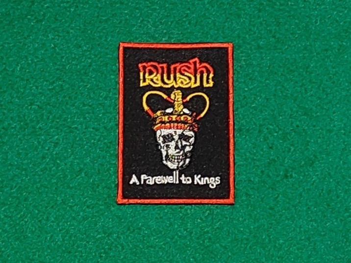RUSH (a) Rock Music Patch Sew / Iron On Festival Badge