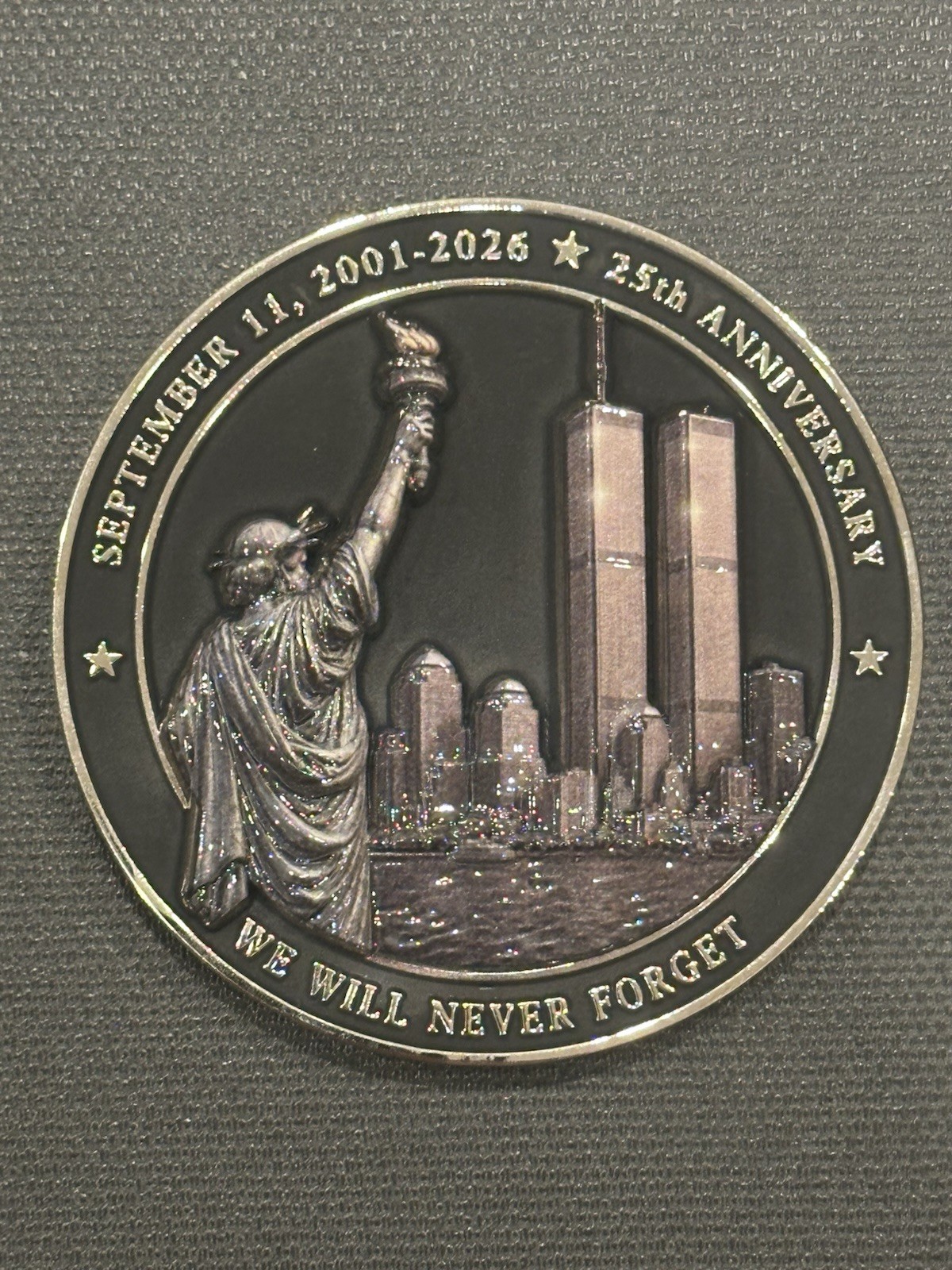 US Customs New York 911 Tribute Challenge Coin