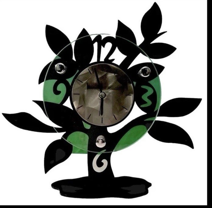Adorable Vintage Ashton Sutton Table Mantle Clock Tree Of Life?
