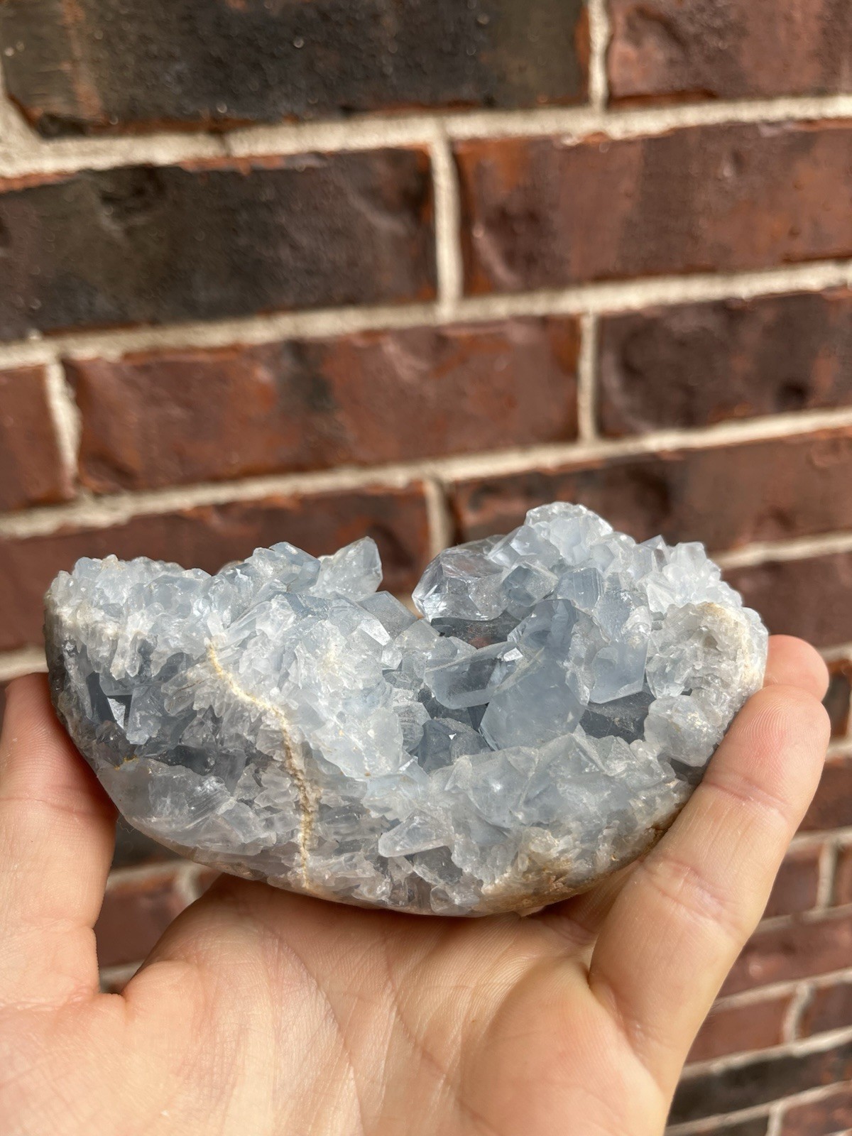 Blue Celestite Chunk, 31.3 Oz