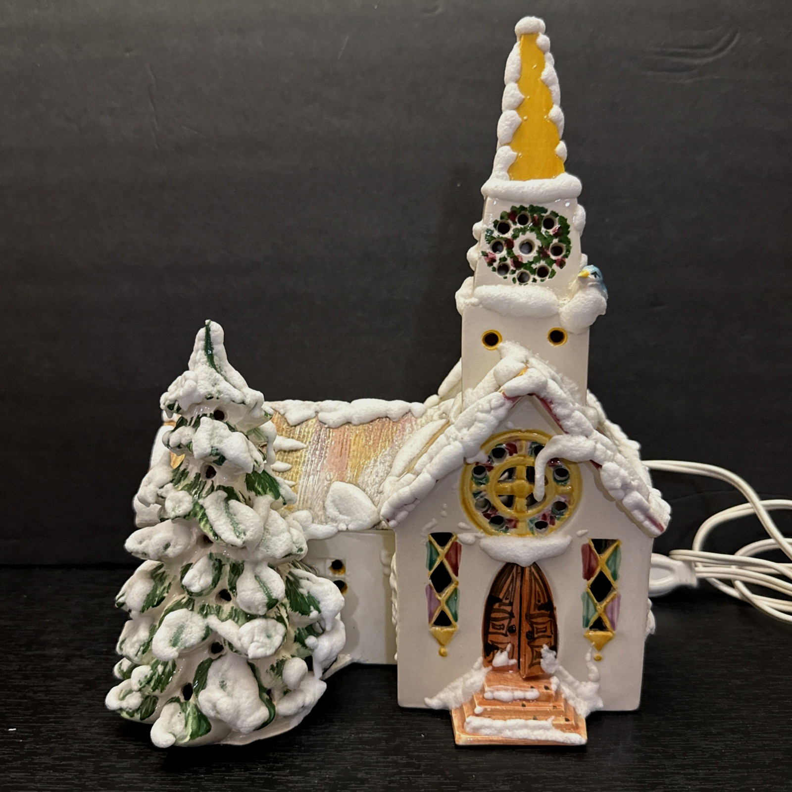 Dept 56 Original 1976 Steepled Church Snow Village 10