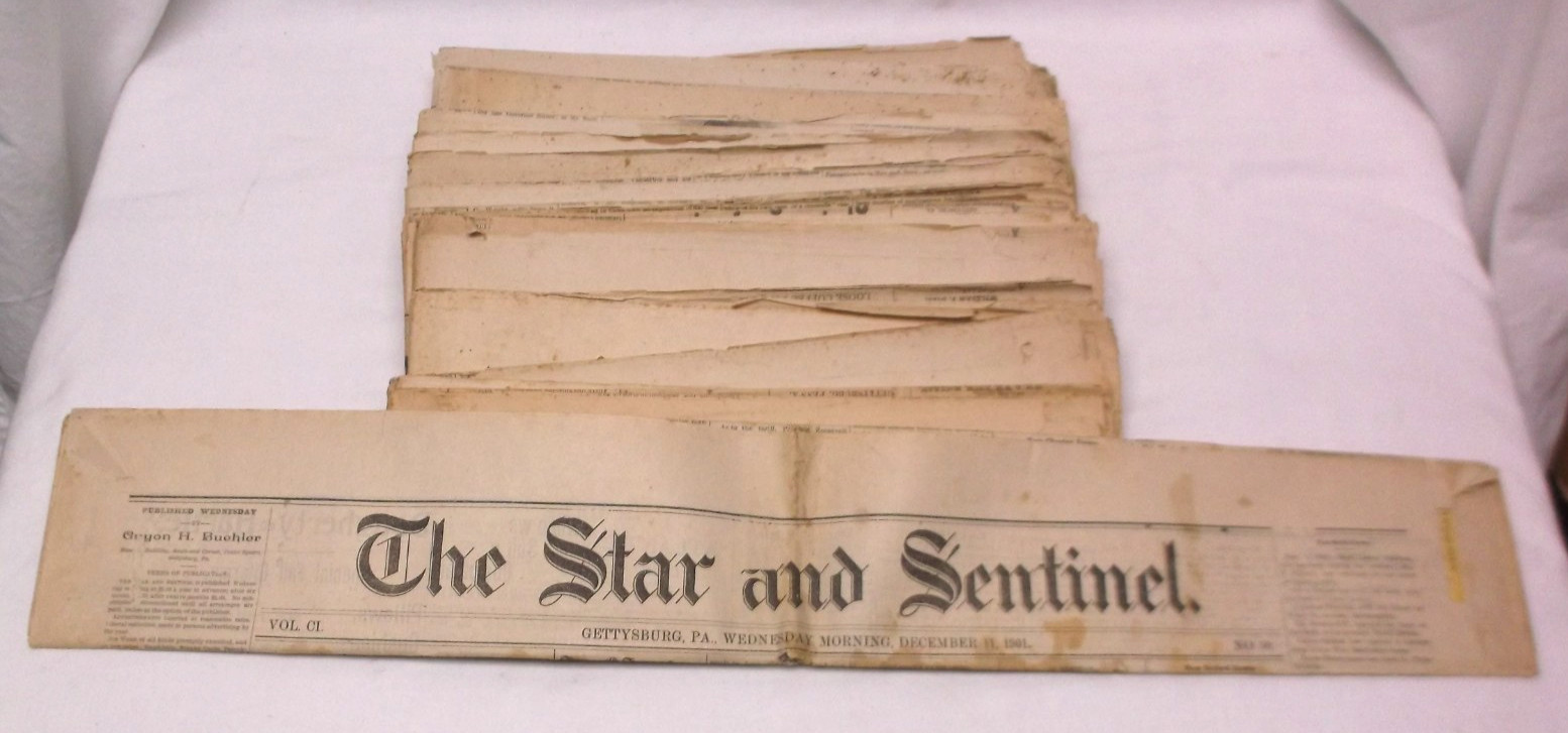 The Star and Sentinel 1901-1905 Gettysburg Newspaper 17 Issues