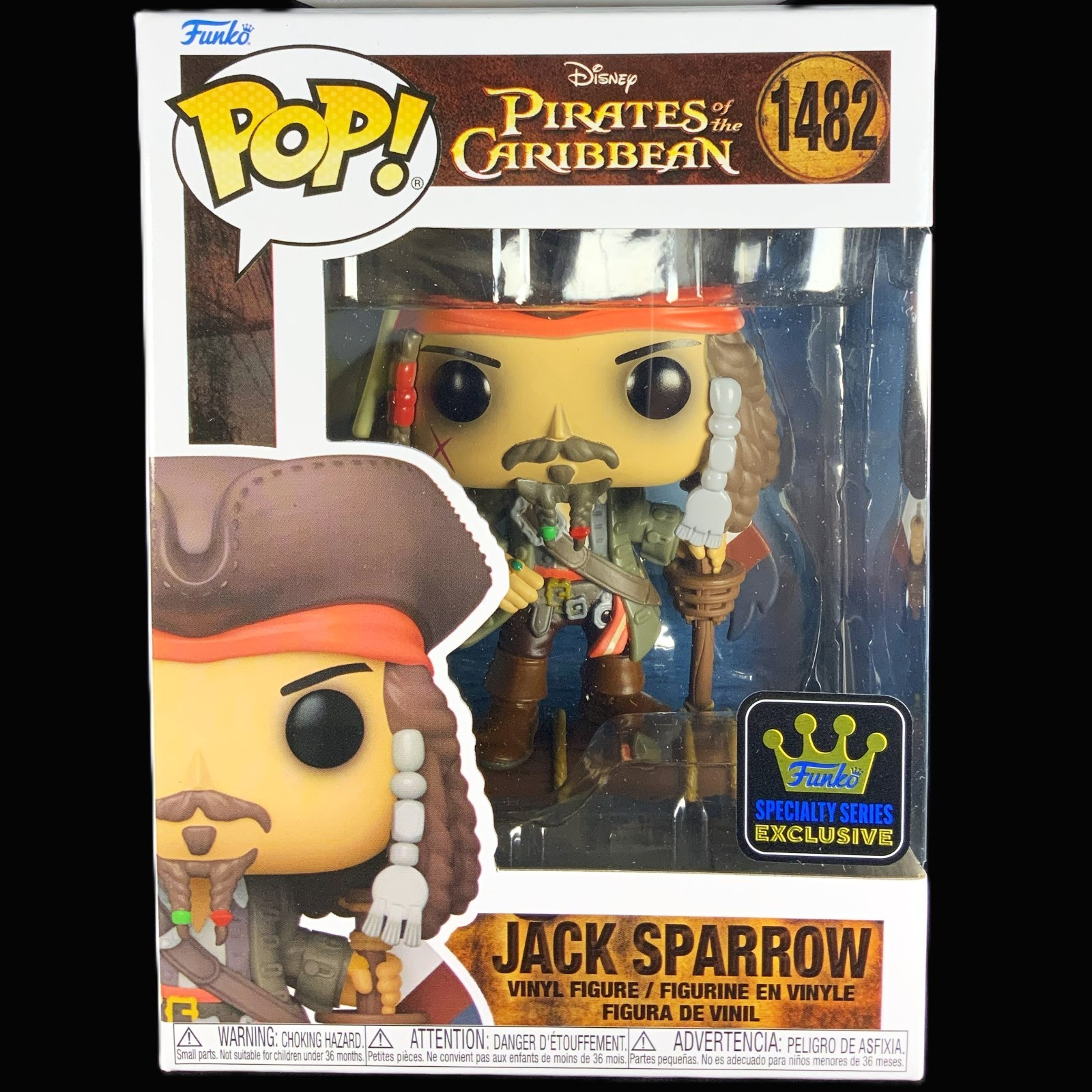 Funko Pop Cave JACK SPARROW: PIRATES of the CARIBBEAN Specialty Series Exclusive