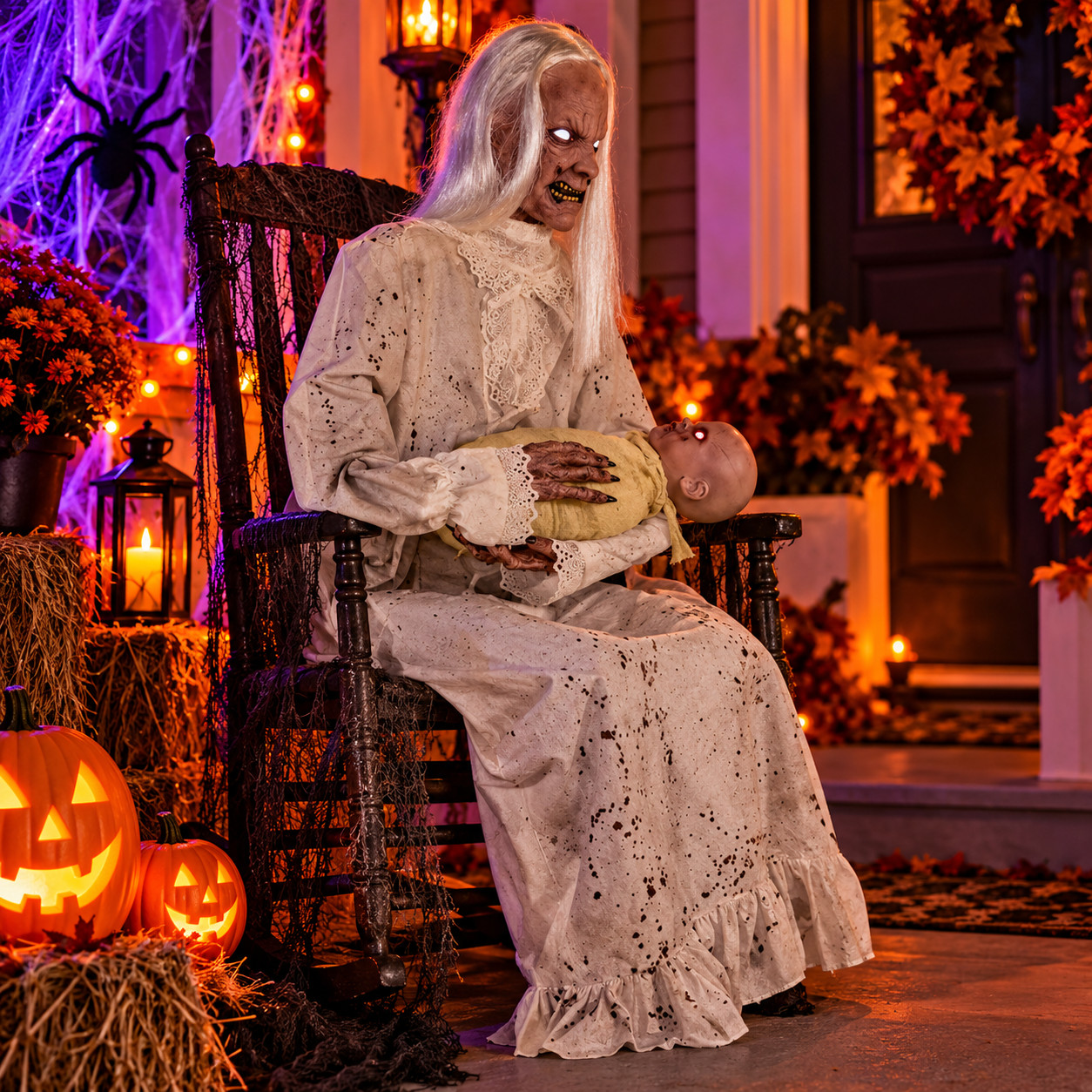 Haunted Hill Farm Gravely Granny Tekky Animatronic HHGRVLYGRNY-1FLSA