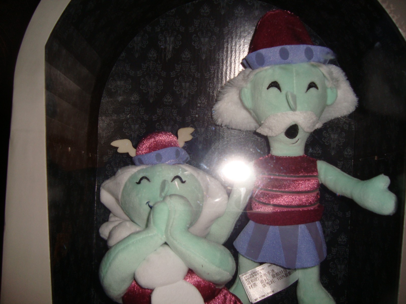 Disney Parks The Haunted Mansion Haunting Opera Singers 2-Plush Set NEW