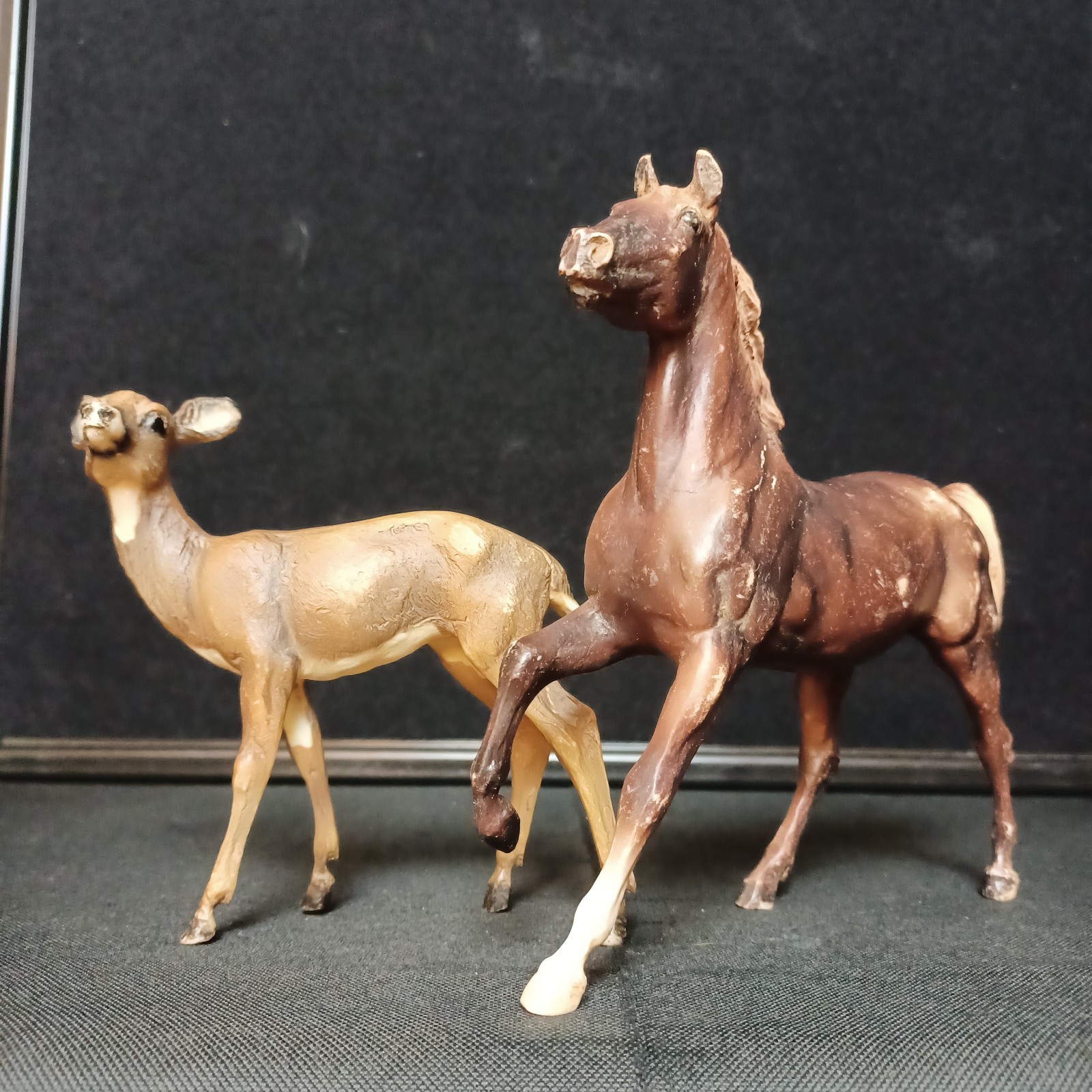 Breyer America\'s Wild Mustangs Dakota Liver Chestnut & Flicka Deer #750124 #3