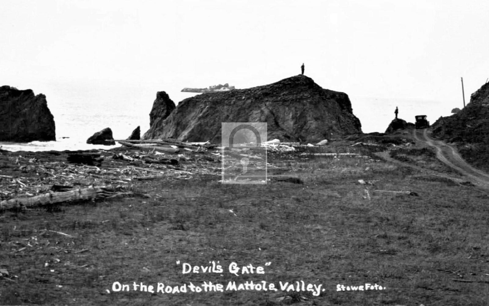 Devils Gate Mattole Valley Humboldt County California CA - 11x17 Reprint
