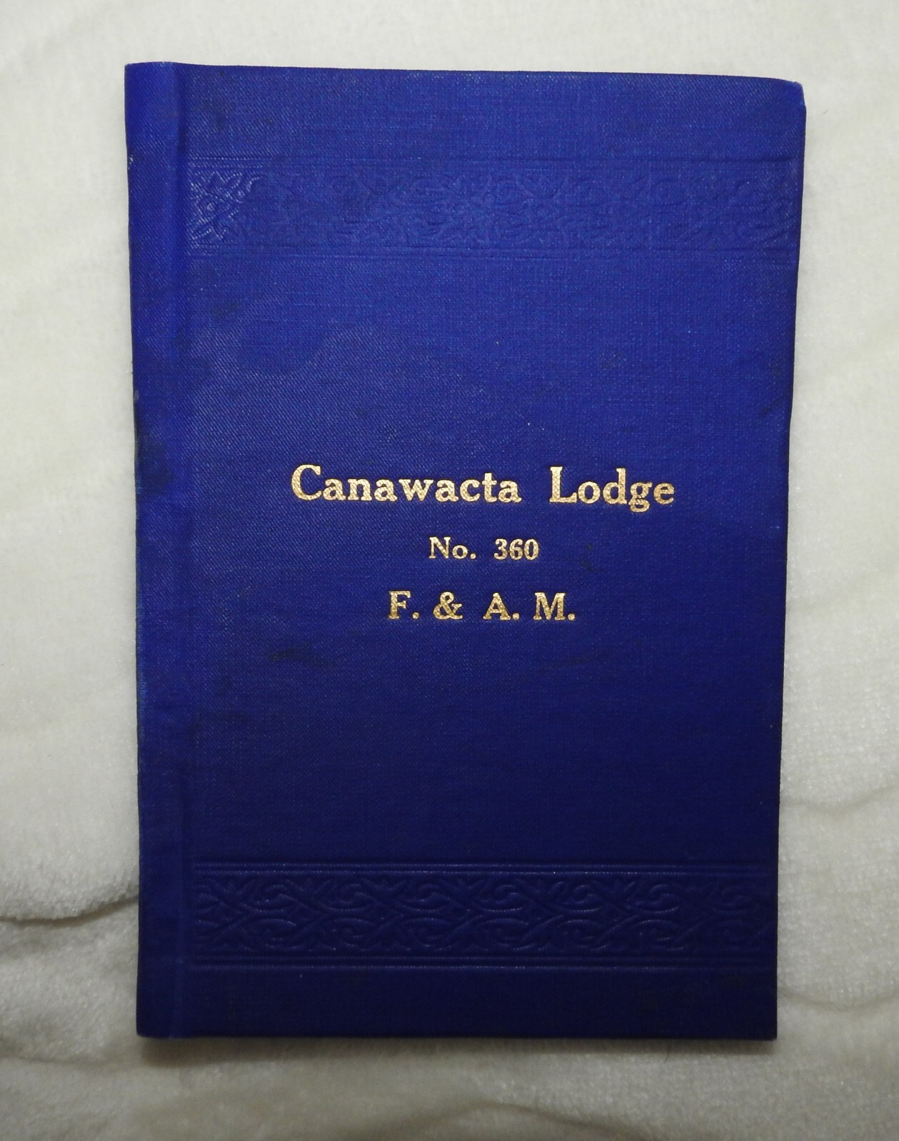 1923 Canawacta Lodge F. & A. M. FreeMason By Laws