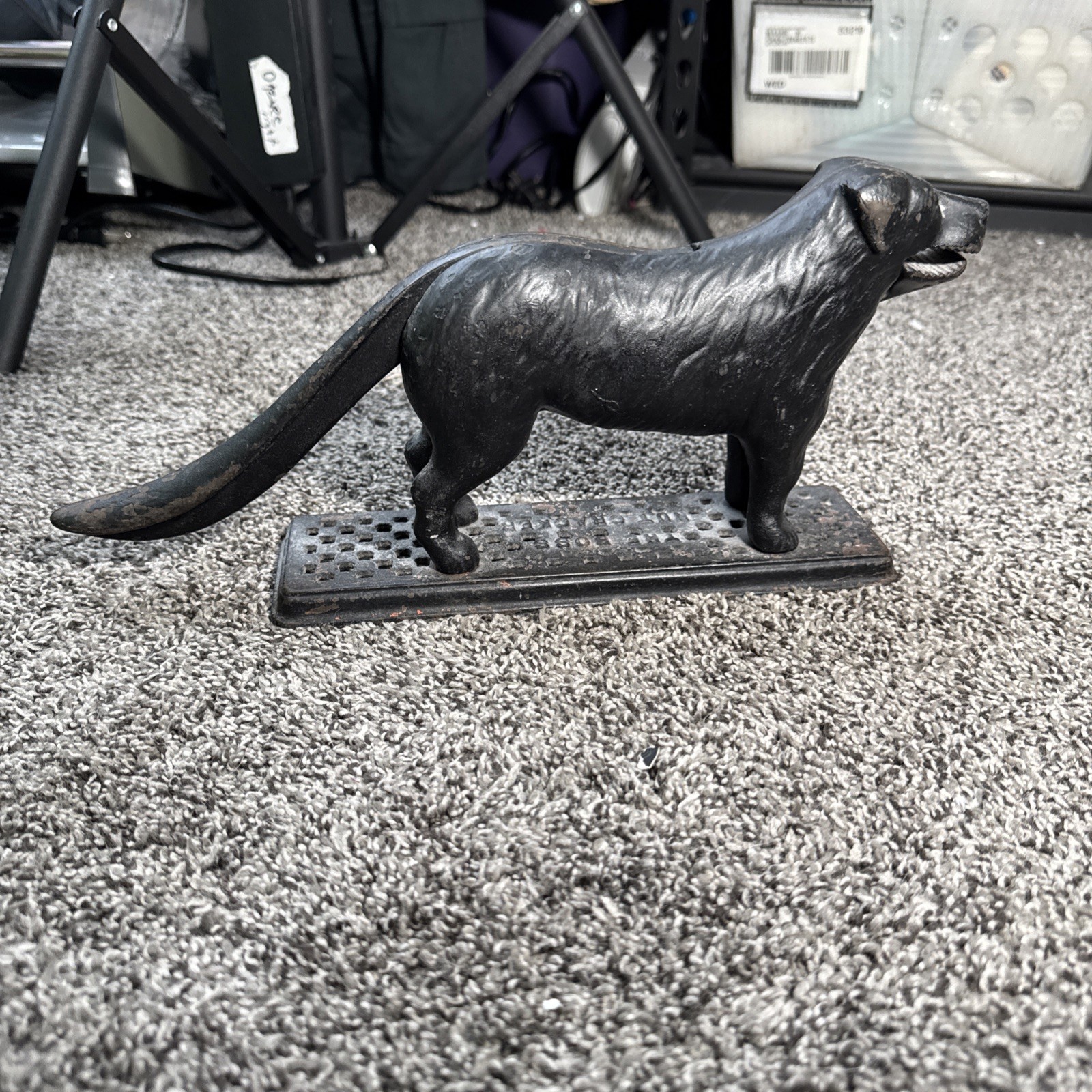 Antique Cast Iron Nutcracker, Newfoundland Dog Chicago USA
