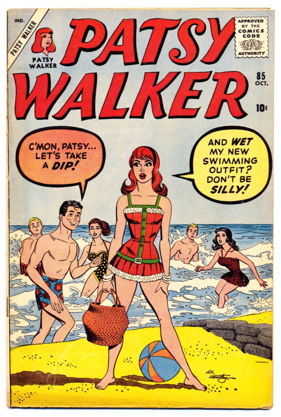 Patsy Walker #85 VG, Stan Lee, Al Hartley, Marvel Comics 1959