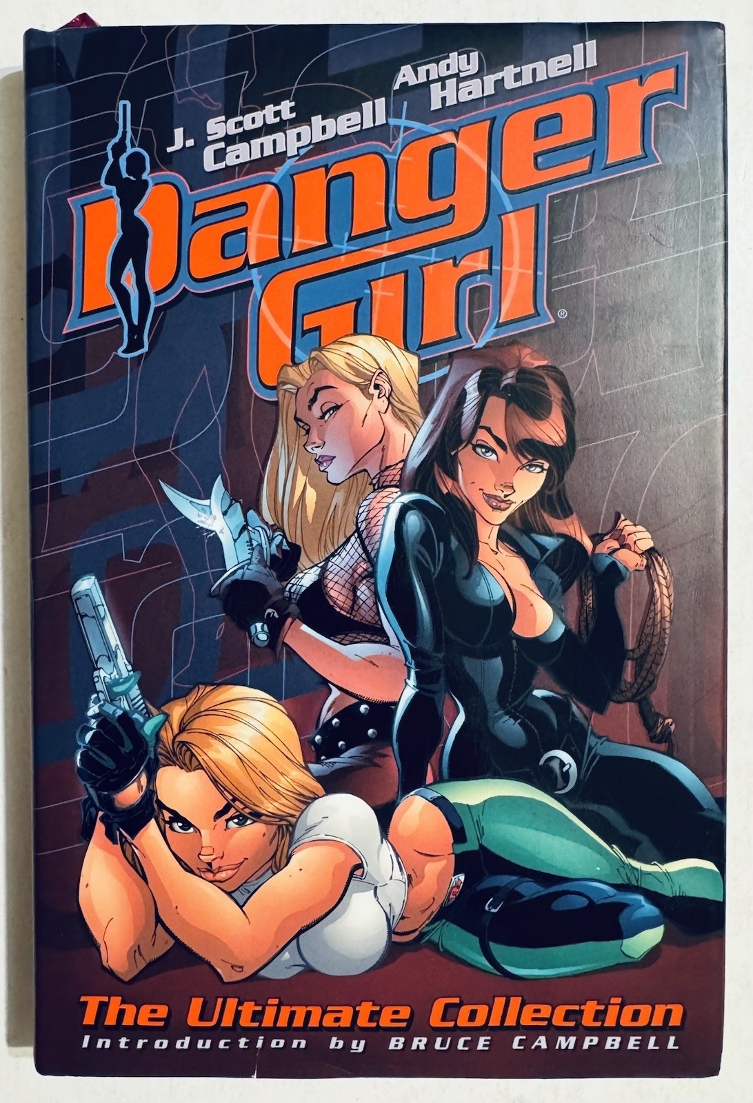 DANGER GIRL THE ULTIMATE COLLECTION HC SIGNED BY CAMPBELL OOP LOW PRINT HTF RARE