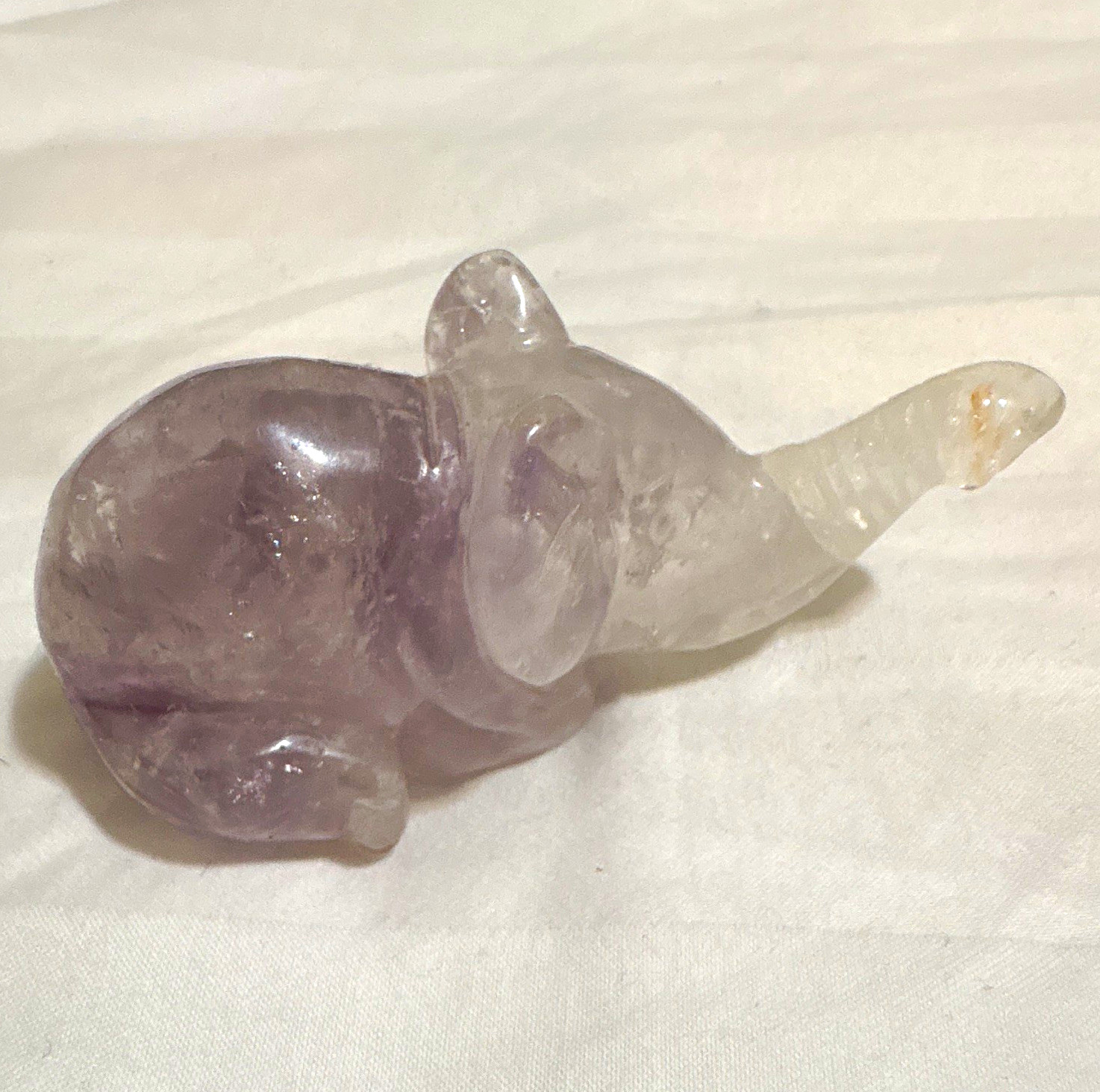 Amethyst Sitting Elephant 153g