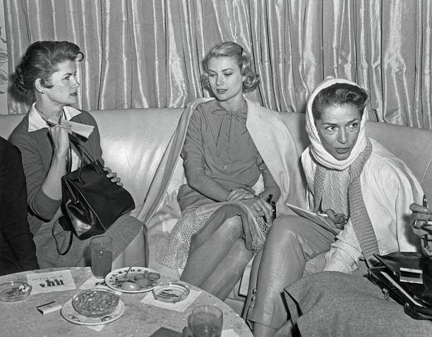 Actress Grace Kelly interviewed by United Press staff reporter Li- 1956 Photo