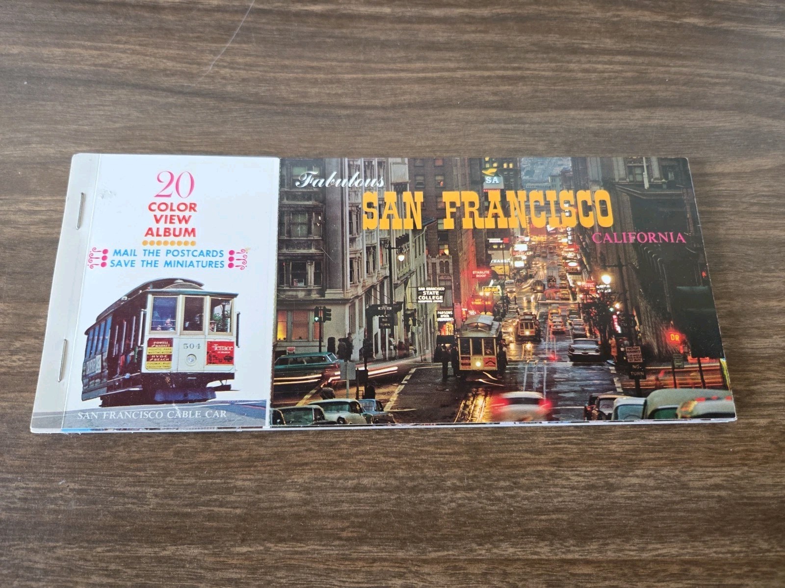 1960\'S FABULOUS SAN FRANCISCO 20 COLOR VIEW ALBUM POSTCARDS