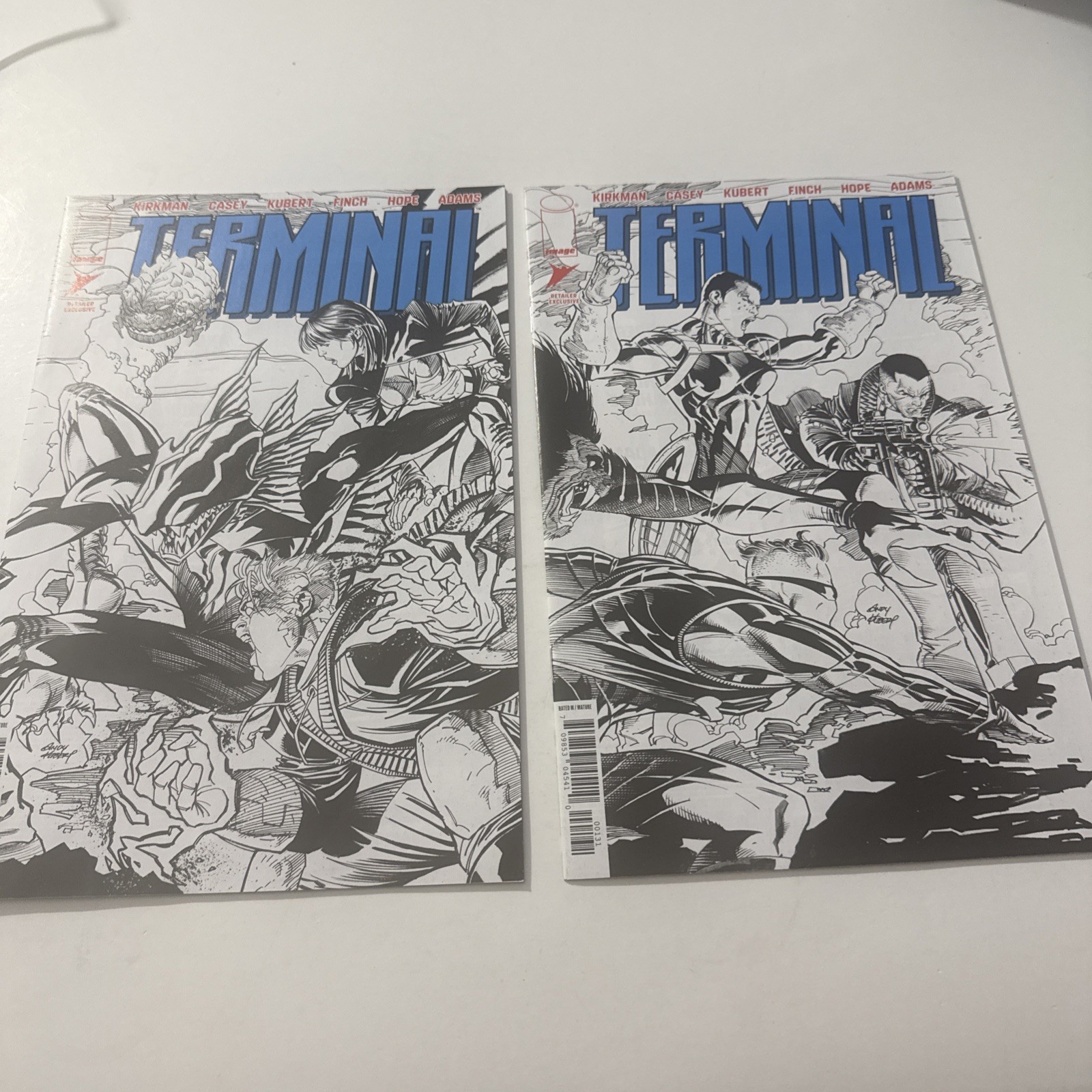 Terminal #1 Ashcan Skybound Andy Kubert, Robert Kirkman Retailer Exclusive Set