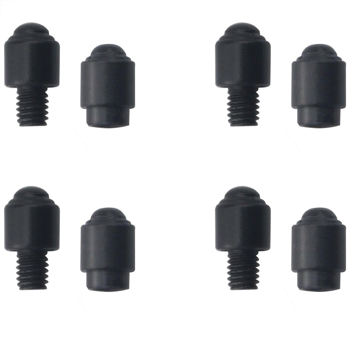 4PCS Stainless Steel Folding Knife Screws and Titanium Thumb Studs - Black