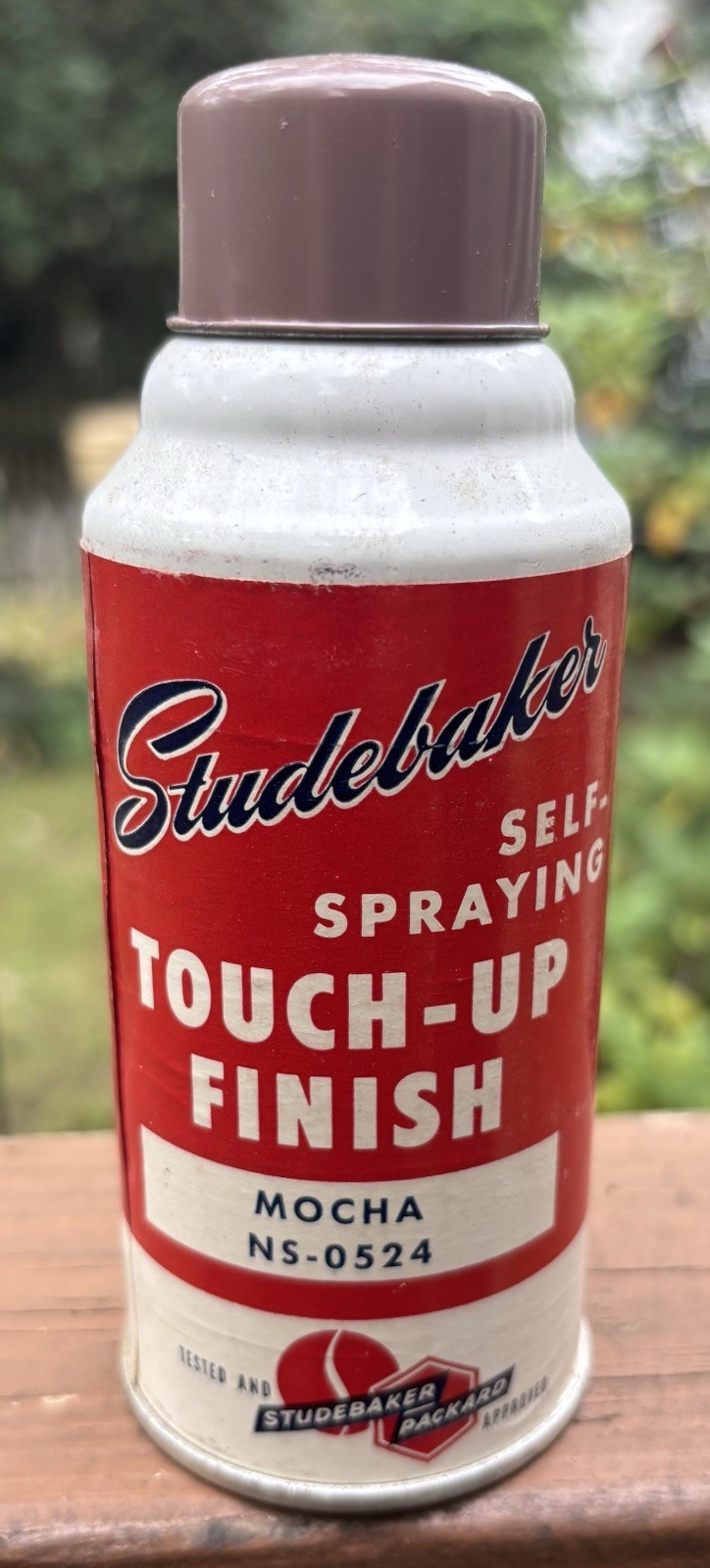 Vintage 50’s Studebaker-Packard Aerosol Touch-up Finish Spray Paint in Mocha