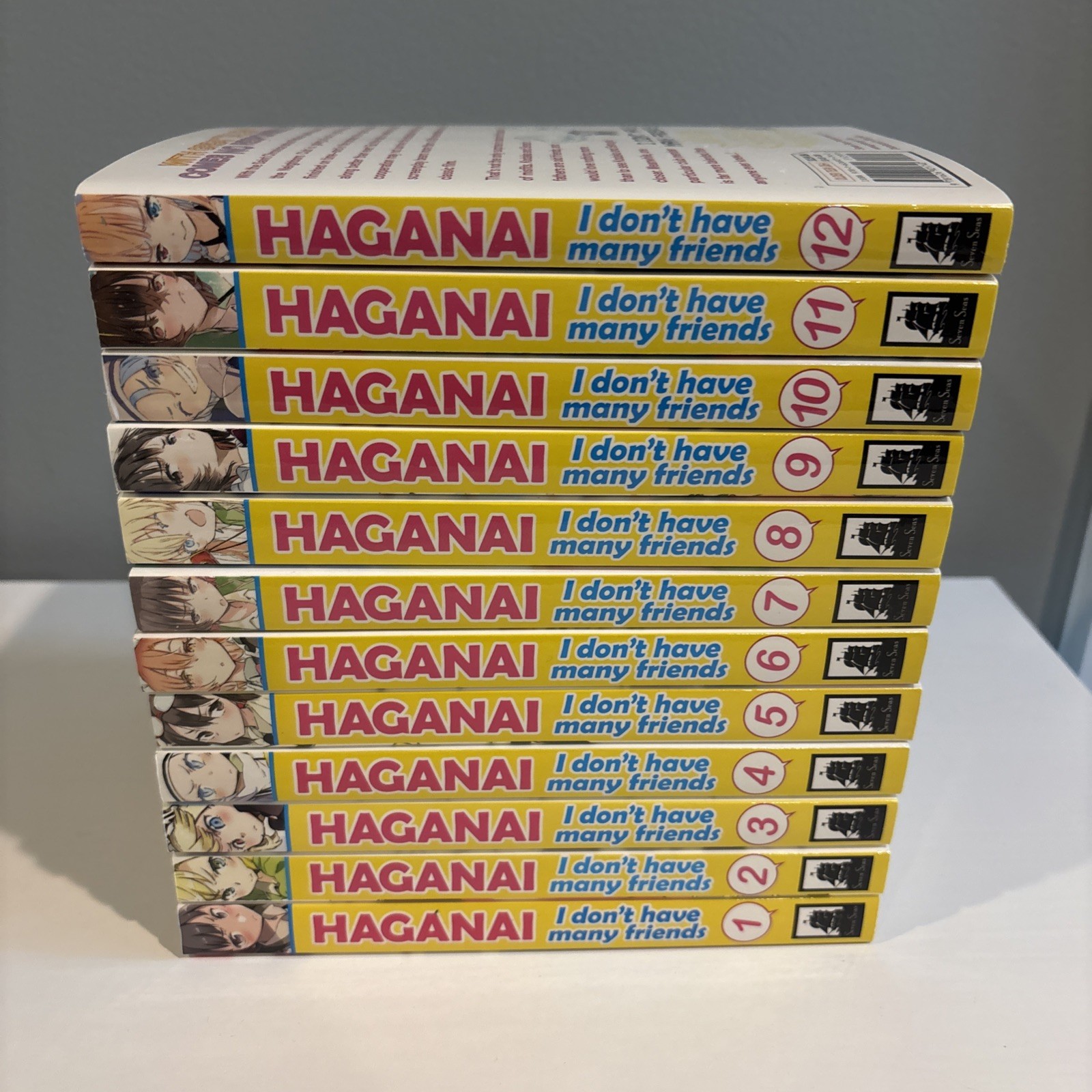 Haganai I Don\'t Have Many Friends Manga 1-12 English Seven Seas
