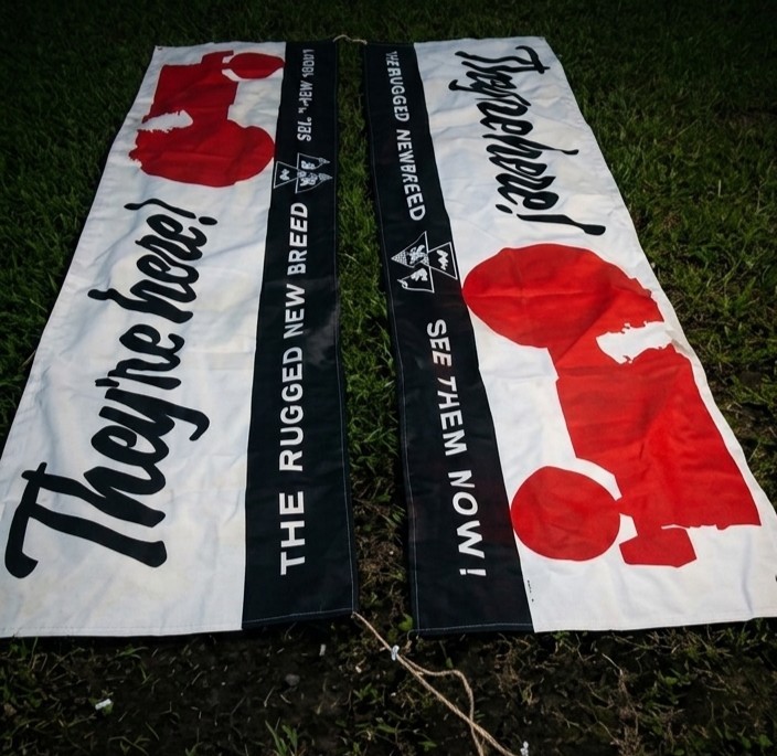 VINTAGE 1960s MASSEY FERGUSON DEALER BANNERS – NOS 