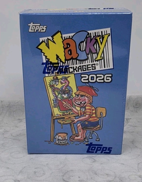 2026 TOPPS WACKY PACKAGES ALL NEW SERIES BOX (80 Cards) Brand New - In Hand