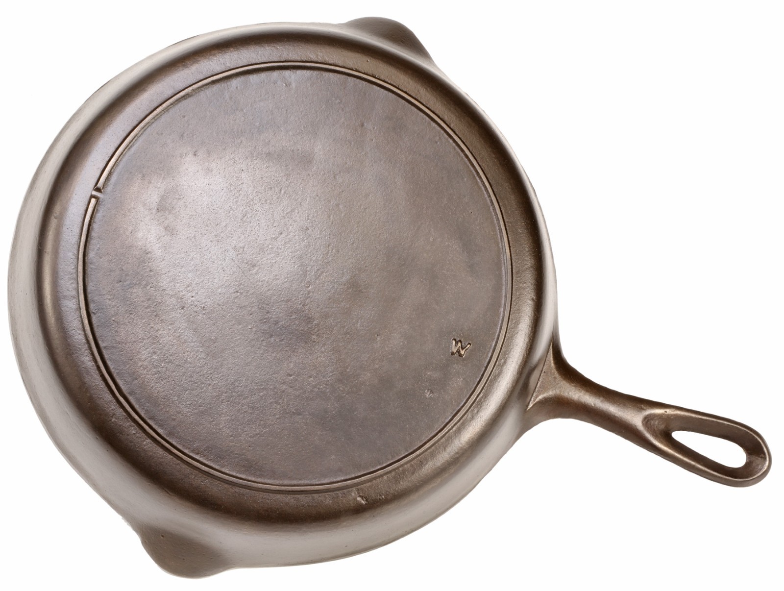 Vintage Unmarked Single-Notch Lodge No 7 Cast Iron Skillet Excel Restored Cond