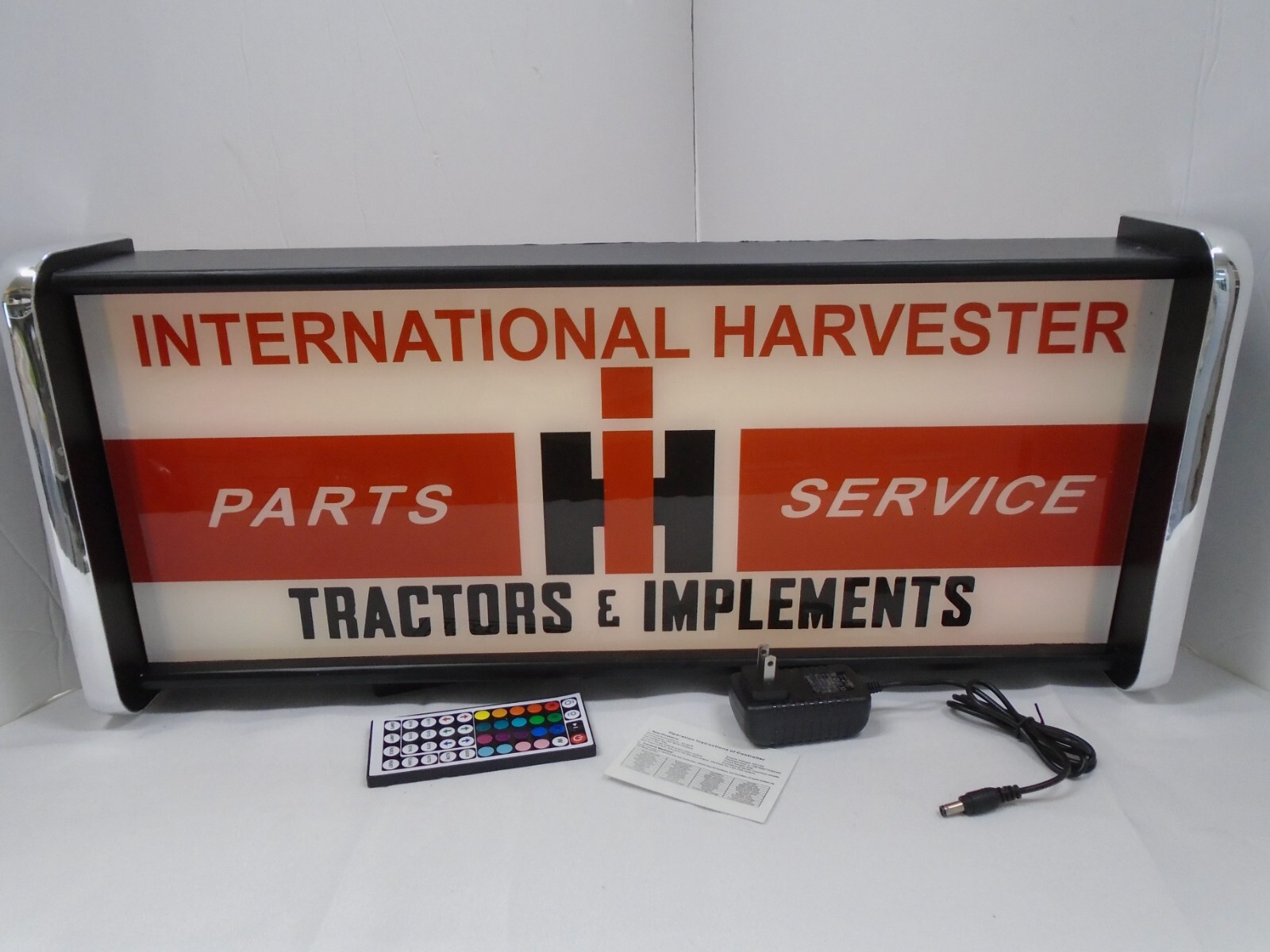 International Harvester IH LED Display lighted sign lightbox Hanging Light