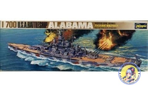 Hasegawa 1/700 US Navy Battleship Alabama Kit [WL-B121]
