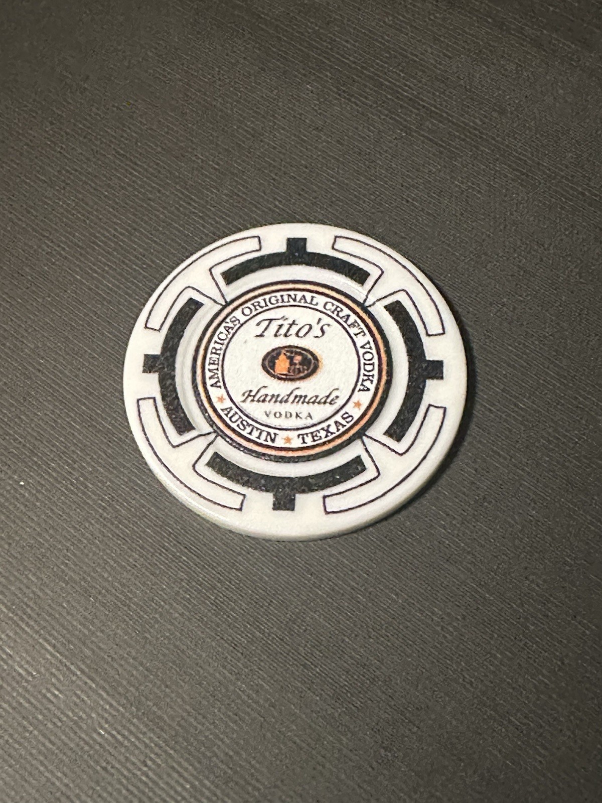 Tito's Vodka Golf Ball Marker