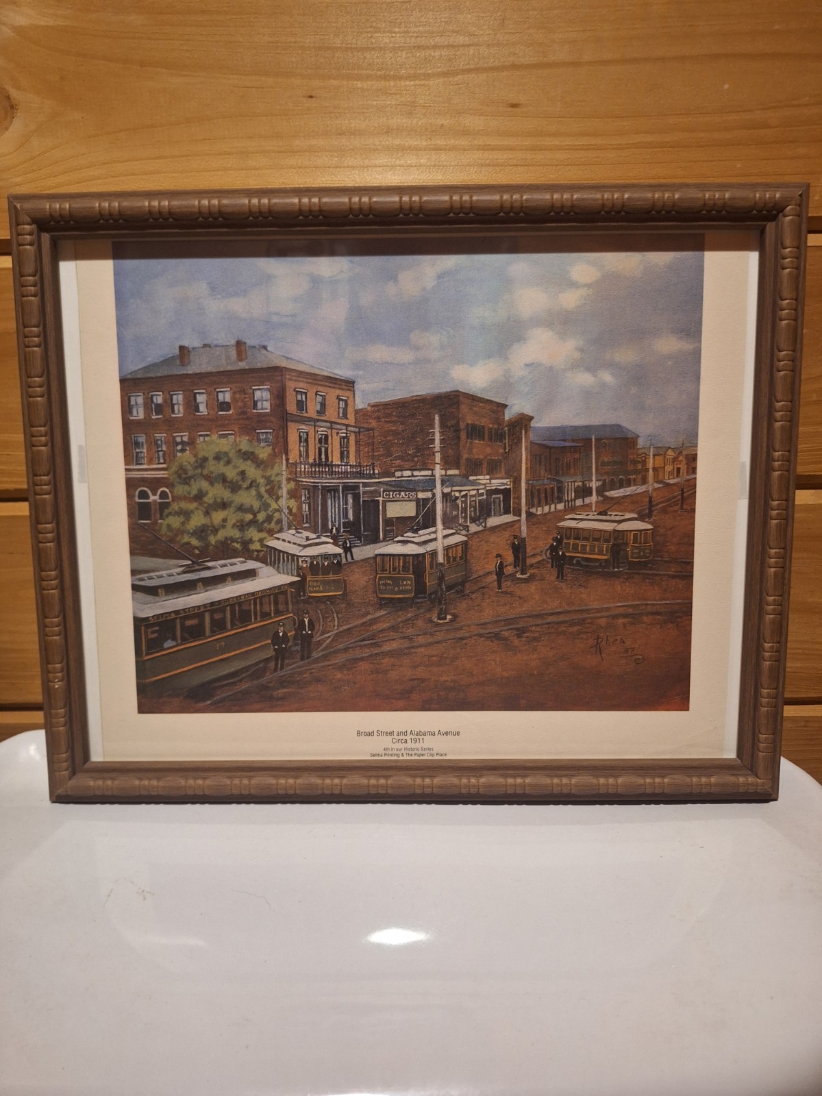 Broad Street and Alabama Avenue Circa 1911 Picture 4th In Historic Series