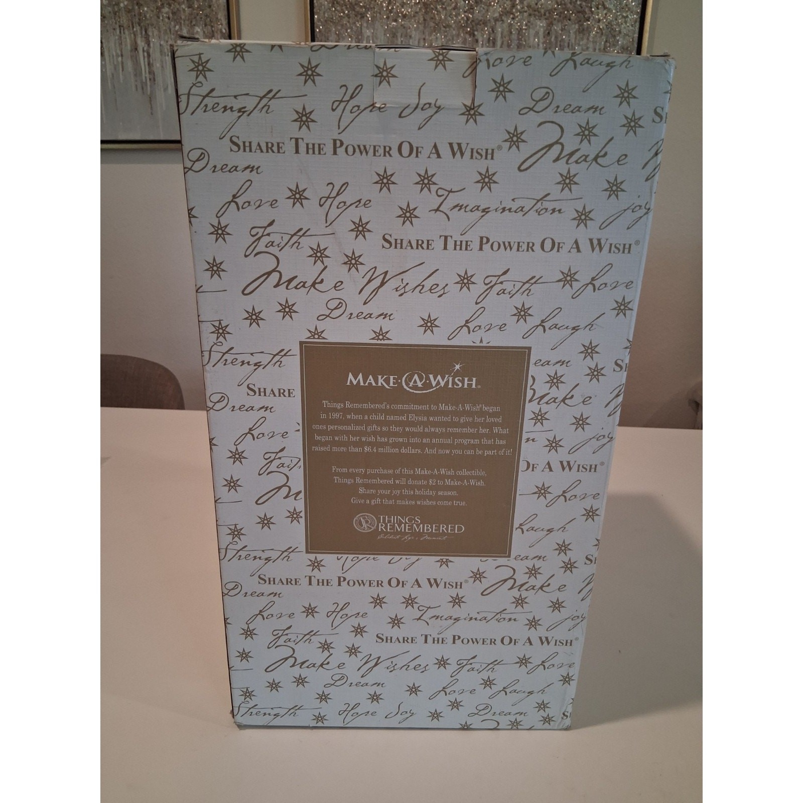 Things Remembered Mama's Angels Photo Tree Gold Finish Make-A-Wish NIB