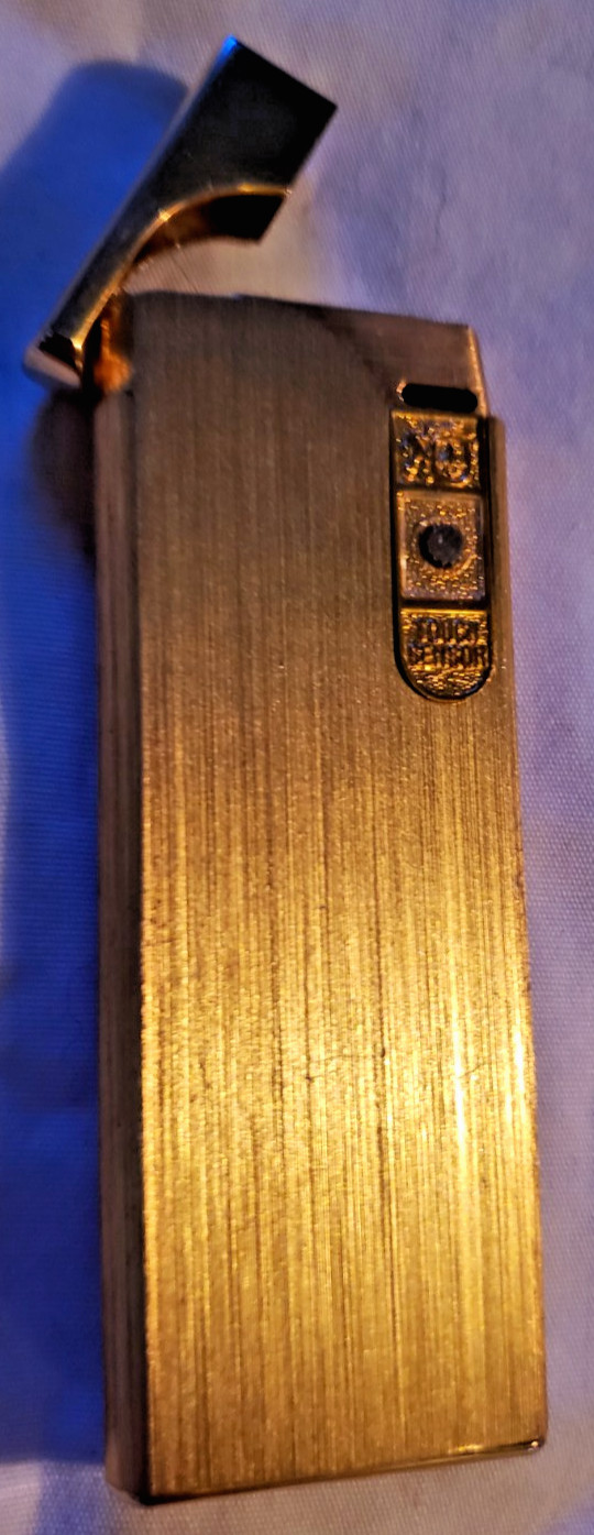 VINTAGE COLIBRI TOUCH SENSOR BUTANE LIGHTER 1970s COLIBRI OF LONDON UNTESTED