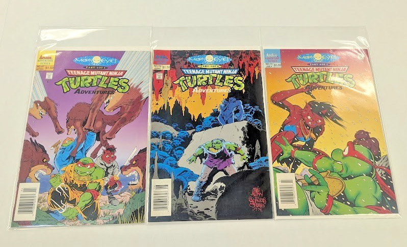 Teenage Mutant Ninja Turtles Adventures 67 69 70 Moon Eyes Saga Archie TMNT