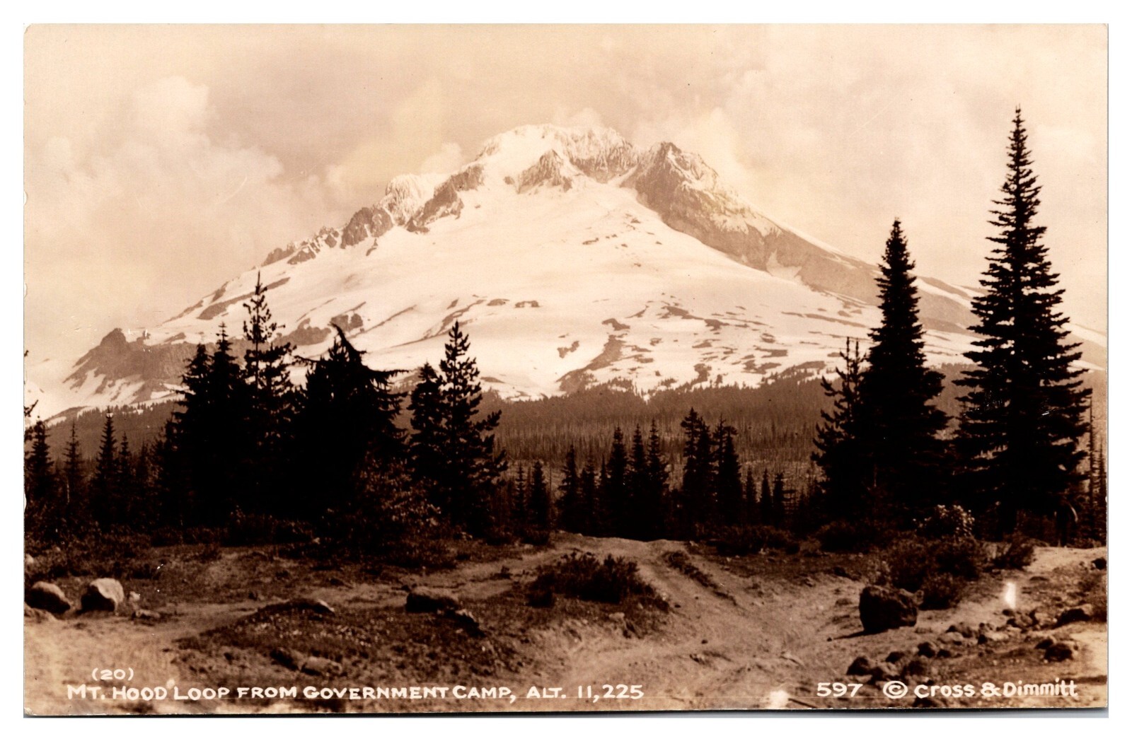 RPPC Mt. Hood from Government Camp, Alt. 11,255\', Scenic Landscape, OR