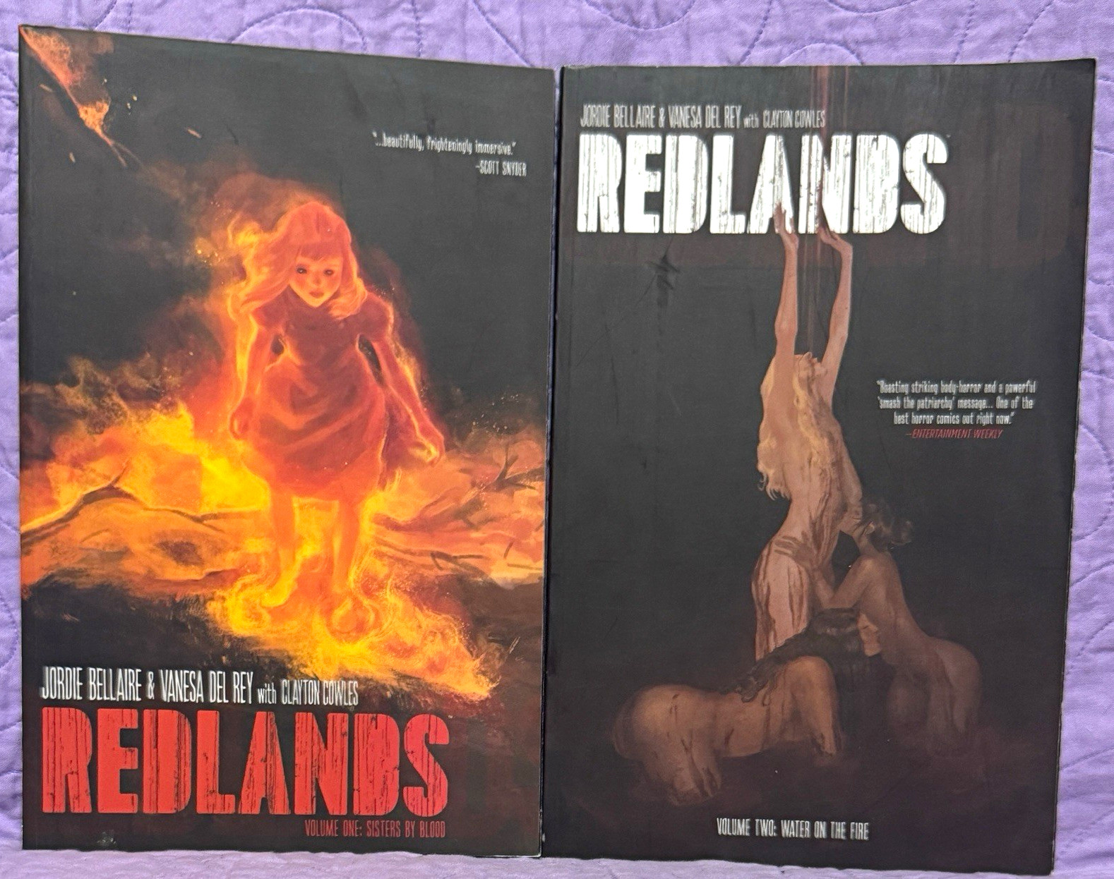 Redlands Vol 1&2 TPB Set Sisters by Blood Water on the Fire Image Comics Horror