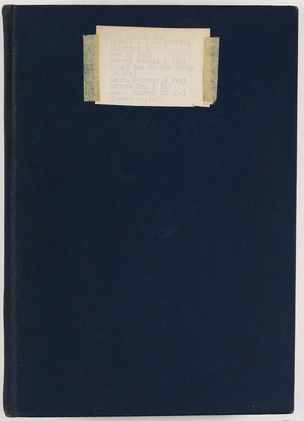 Fawcett Bound Volume