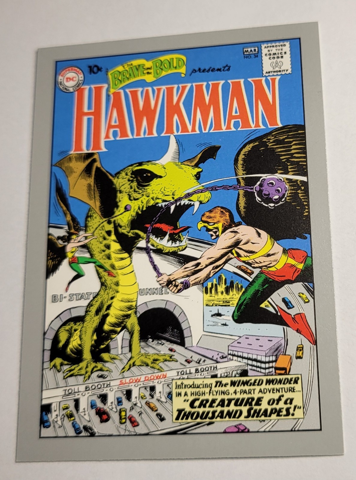 1992 DC Comics Card #172 Hawkman The Brave and the Bold #34 Vintage Impel Hobby