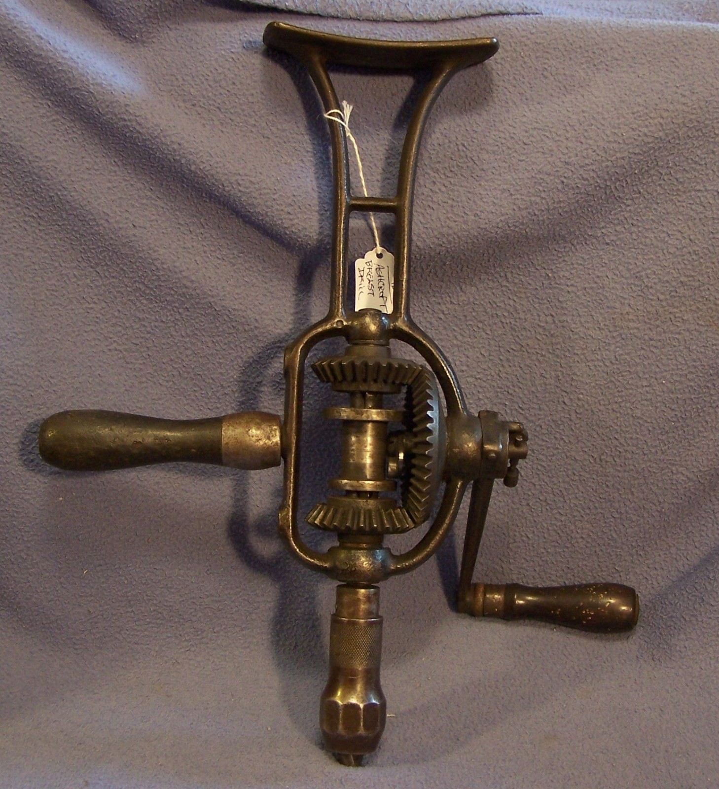 Ashcroft Mfg Co Combination Breast Drill and Valve Grinder pat 1910 mechanics