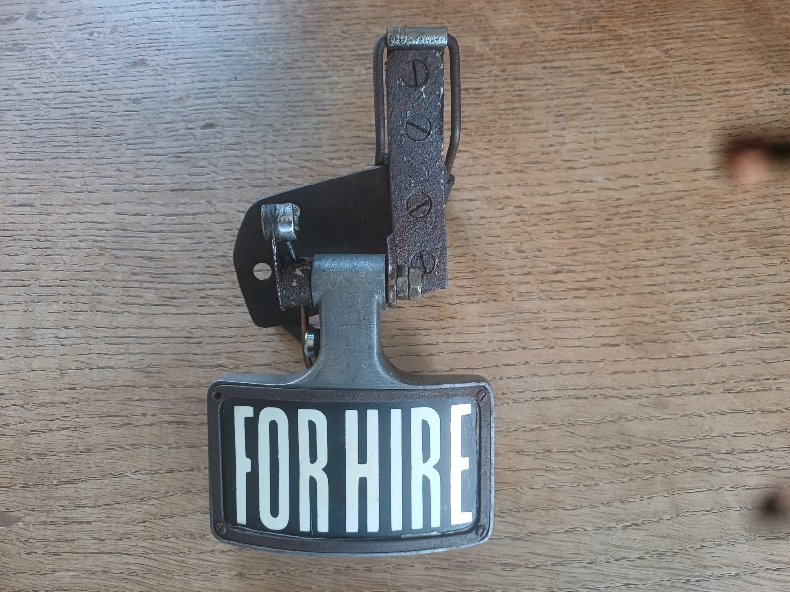 Vintage London Taxi FOR HIRE Sign