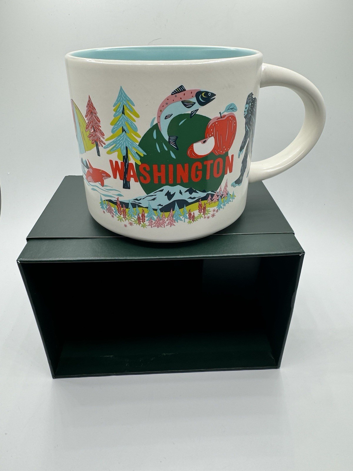 Starbucks Discovery Series WASHINGTON Mug Bigfoot 14 Fl oz New