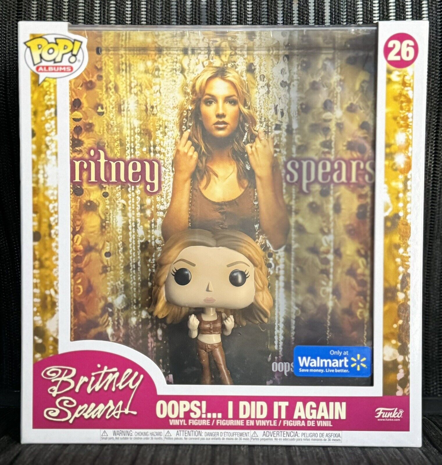 Funko Pop Albums: Britney Spears Oops..I Did It Again #26 Walmart Exclusive