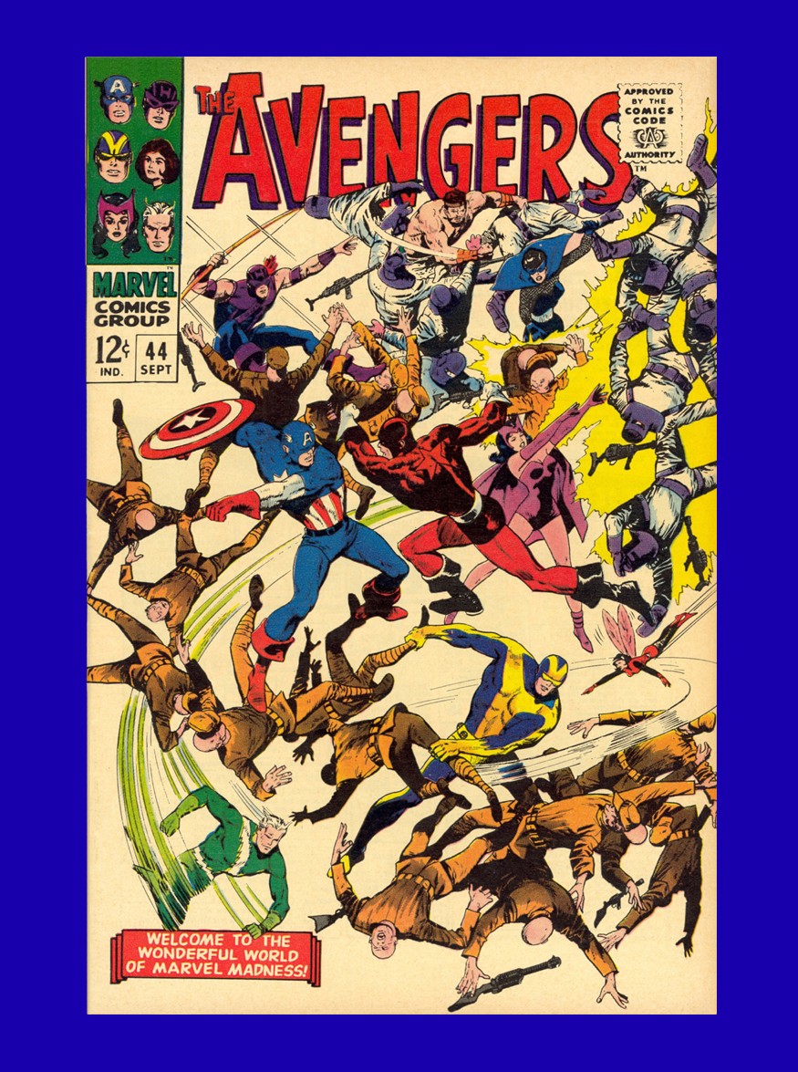 Avengers #44 Origin of the Black Widow - Red Guardian App - Buscema 1967 9.6 NM+