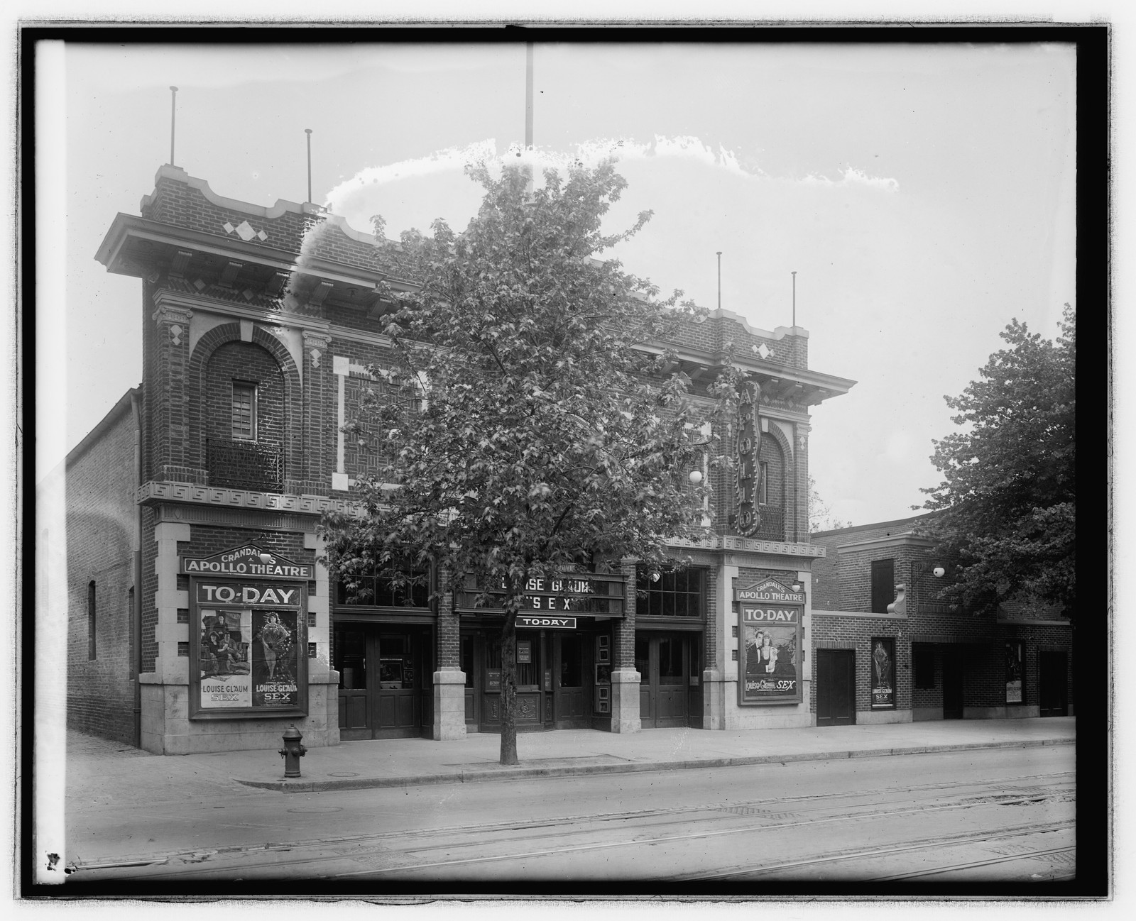 Apollo Theater Harlem 1940s Vintage Architecture Photo Reprint Wall Art