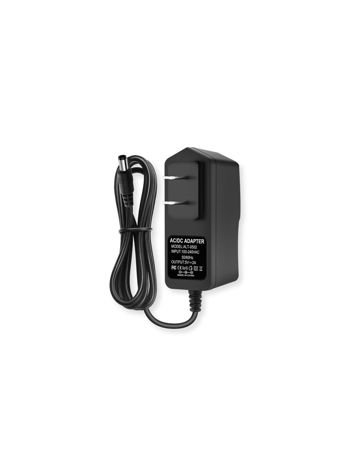 5V 2A DC Power Supply Adapter, AC to DC 5V Power Adapter Cord