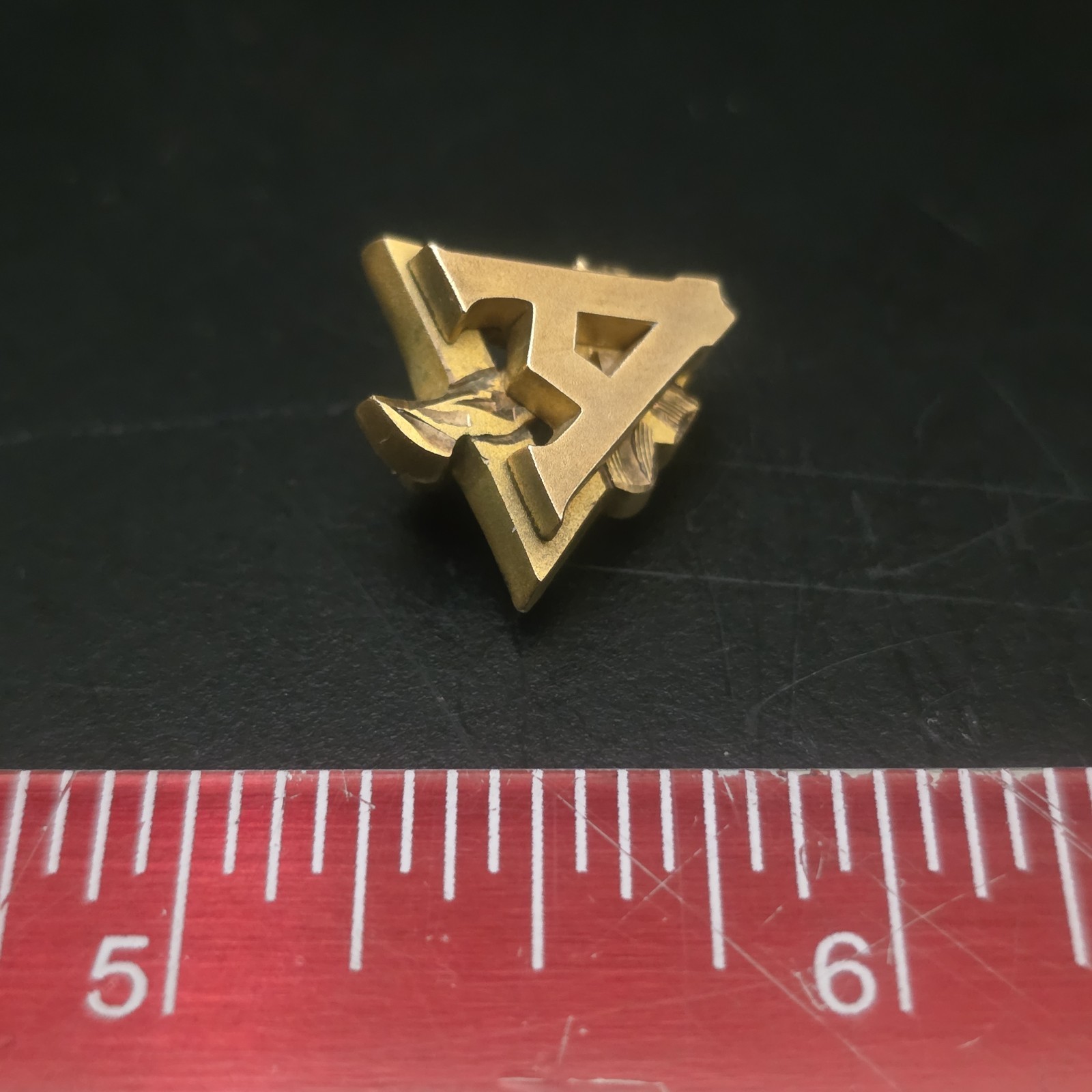 Vintage Alpha Gamma Delta 10K Yellow Gold Sorority Member Badge Pin