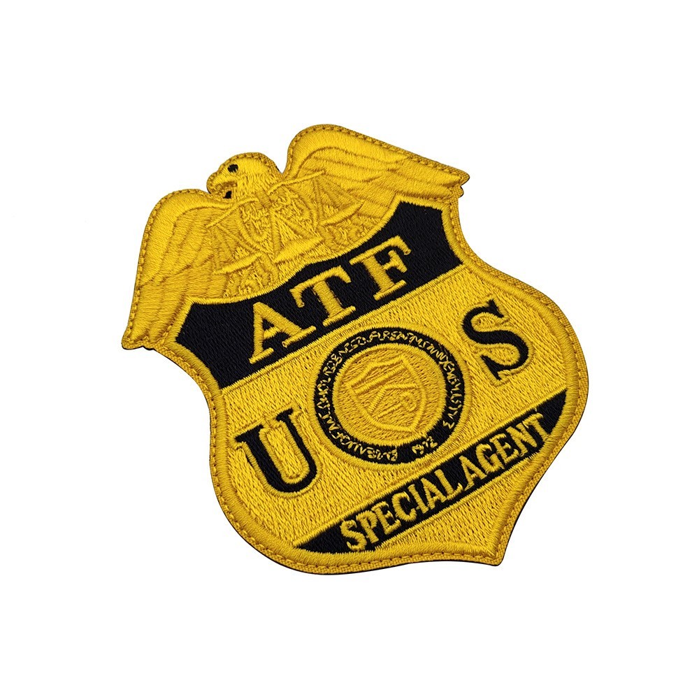 US ATF Special Agent  Embroidered Morale Arm Patch Backpack Patch Hook & Loop