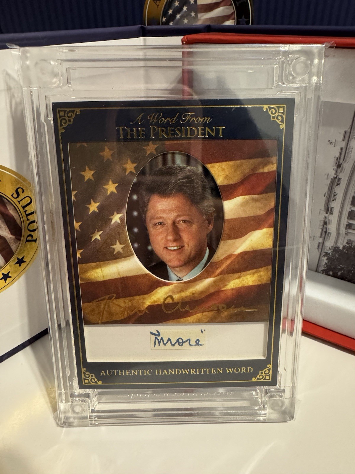2025 A Word From POTUS - Bill Clinton #42 Handwritten Word 🔥