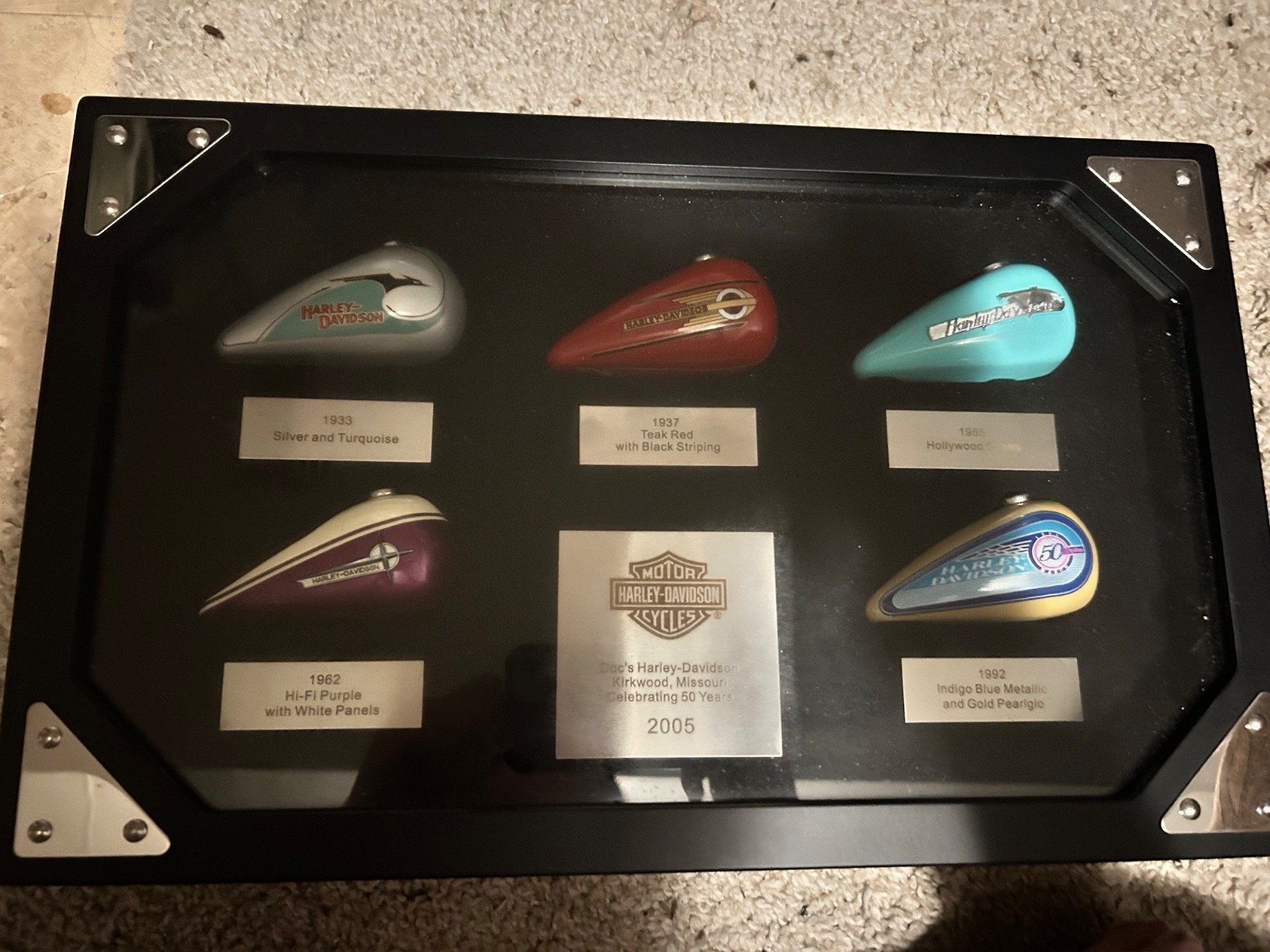 2005 Harley Davidson Collectable Tank Set - Brand New Never Opened