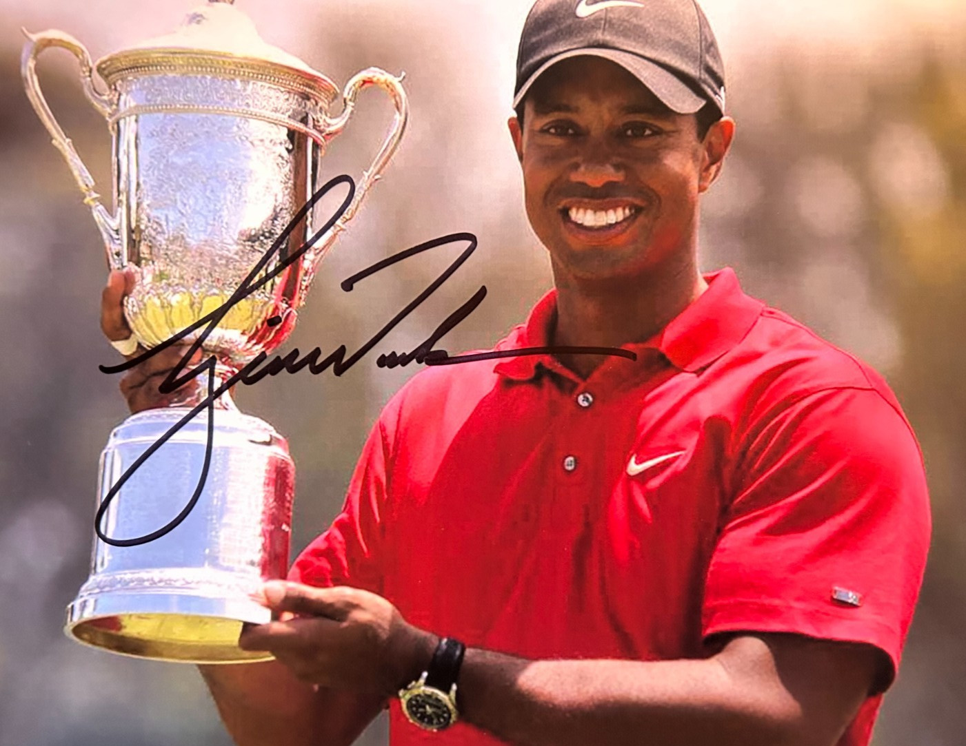 TIGER WOODS Signed Autograph 8x10\