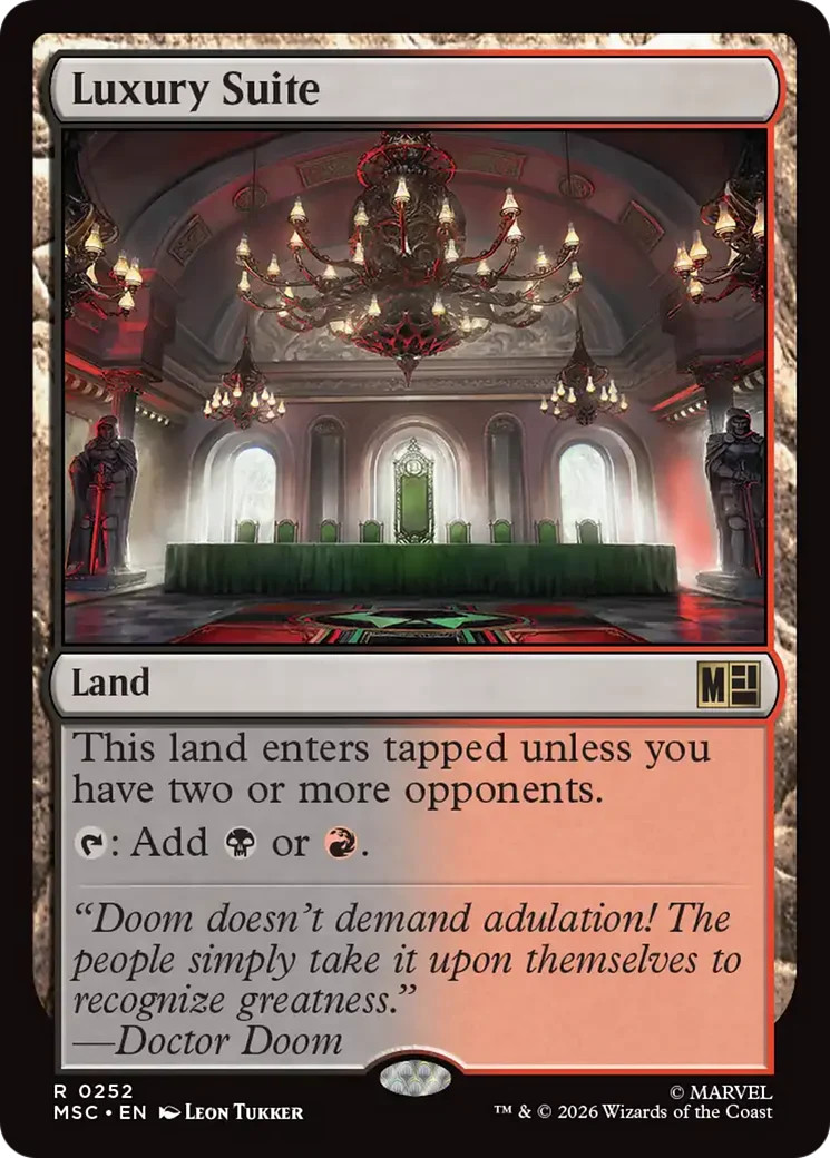 Luxury Suite (Surge Foil) [Marvel Super Heroes Commander] Foil Near Mint MTG